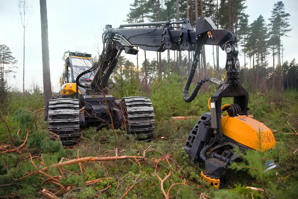 forest machine trimmer